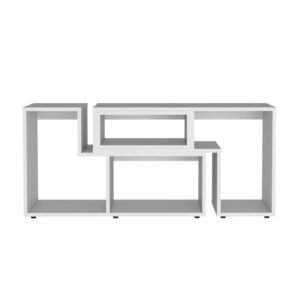 Mesa Para Tv Ascher, Blanco Duqueza, con Espacio Para Televisor de Hasta 50 Pulgadas